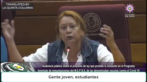 Paraguay DENUNCIAN el GENOCIDIO vacunas FAKES en el congreso #afectadosvacunas