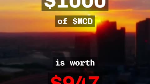 🚨 $MCD 🚨 Why is $MCD trending today? 🤔