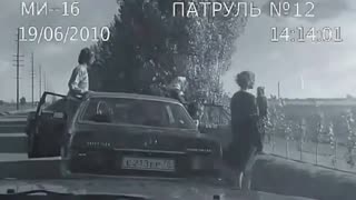 UFO abduction caught on Russian Police Cam 2010