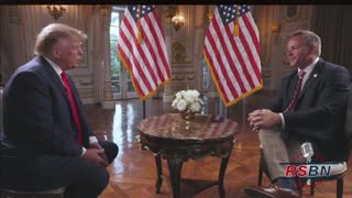 President Donald J Trump RSBN interview - The Prayer 🙏