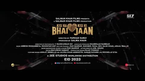 Kisi Ka Bhai Kisi Ki Jaan Teaser _ Salman Khan, Venkatesh D, Pooja H _ Farhad Samji _ EID 2023