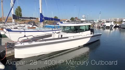 Axopar 28 400Hp Mercury Racing Outboard