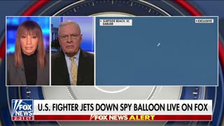 Biden speaks to press after Chinese spy balloon shot down.