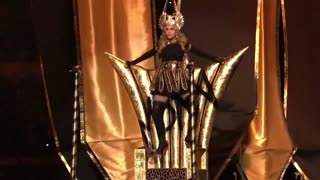Madonna was not hiding her allegiance to the cult at the 2012 Superbowl