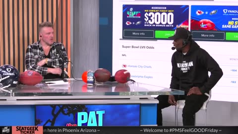 The Pat McAfee Show's Official Picks For Chiefs vs Eagles in Super Bowl 57