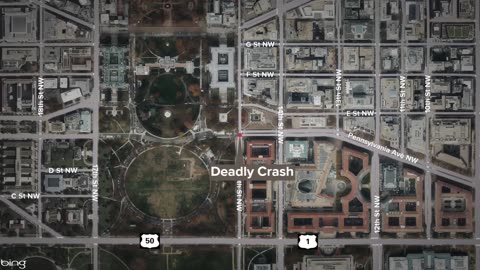 "MAN died after car crash near white house"