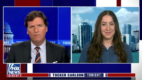 Tucker Carlson speaks with Libs of TikTok founder Chaya Raichik about AOC's lies.