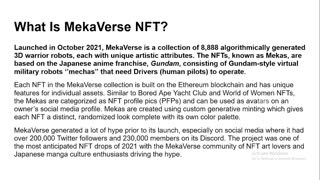 MekaVerse NFT Following Its Meteoric Rise and Fall