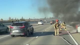 HOT WHEELS: Tesla Model S Spontaneously Bursts Into Flames On California Highway