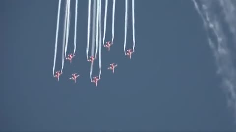 Military planes perform acrobatic stunts as Asia's largest aero show kicks off in Bengaluru