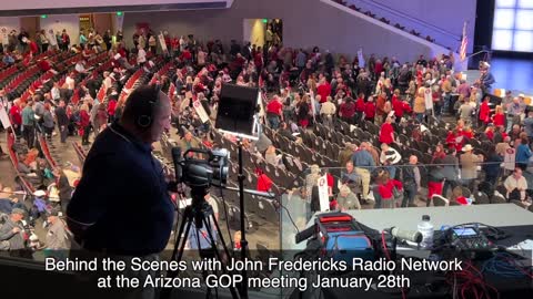 Behind the Scenes with the John Fredericks Radio Network at the Az GOP meeting in Phoenix