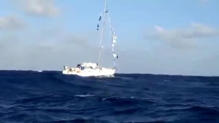 Rescate de 6 personas en el mar Caribe