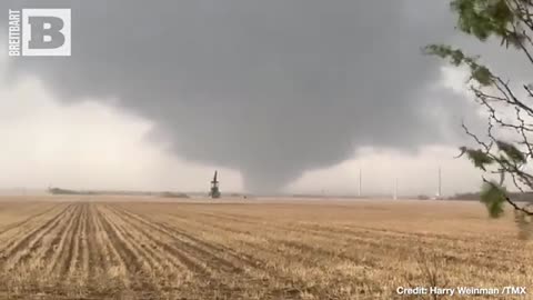 Texas Tornadoes Two Twisters Seen Around Midland, Texas