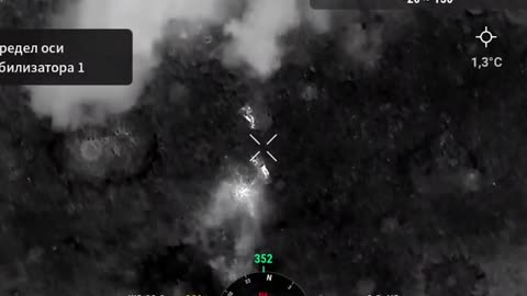 Russian APC Attempting to Insert Soldiers Overnight Hits a Mine