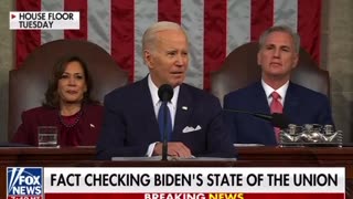 Conspiracy Theorist Fact Check Biden SOTU Speech