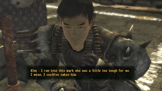 Fallout: New Vegas Little Buster has his priorities straight lol