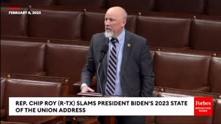 Rep Chip Roy slams Biden SOTU speech then reminding who is in charge