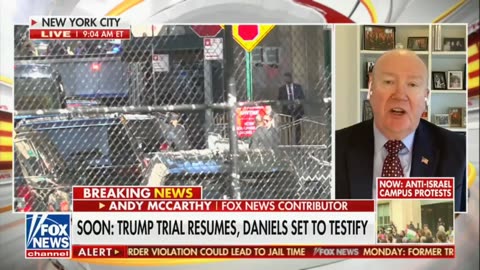 Stormy Daniels Stunt 'Adds Nothing' To 'Absurd' Trump Trial, Andy McCarthy Explains
