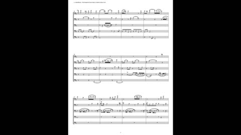 J.S. Bach - Well-Tempered Clavier: Part 2 - Prelude 24 (Euphonium-Tuba Quintet)