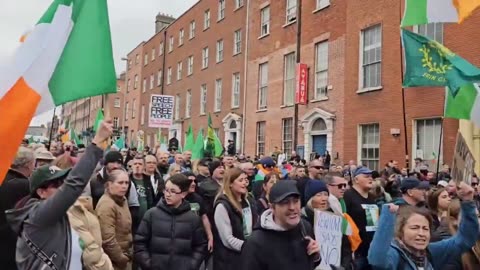 Irish patriots have had enough of the mass invasion.