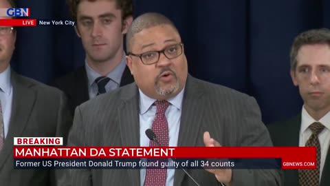 Manhattan D.A. Alvin Bragg Speaks After Trump Convicted On 34 Felony Counts