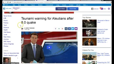 7.1 Earthquake Alaska's Aleutian Islands End Of Days Rapture