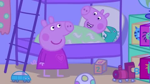 PEPPA PIG`S TEDDY ROLLS DOWN THE HILL ! PEPPA PIG ENGLISH EPISODES !!!!