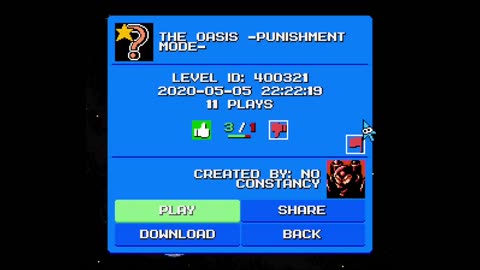 Mega Man Maker Level Highlight: "The Oasis -Punushment Mode-" by No Constancy