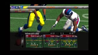 Madden NFL 08 Tournament Mode Round 1: New York Giants vs Los Angeles Rams