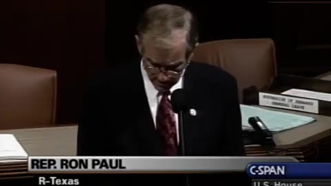 Ron Paul 2003 End the Fed Speech