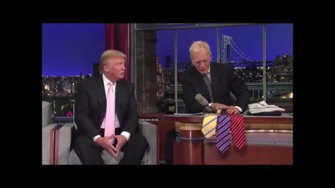 "Let's shut down Donald Trump factories in Beijing and move them to US" - David Letterman