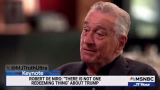 Robert De Niro Compares Donald Trump to Hitler — it will be Dangerous if he Becomes President