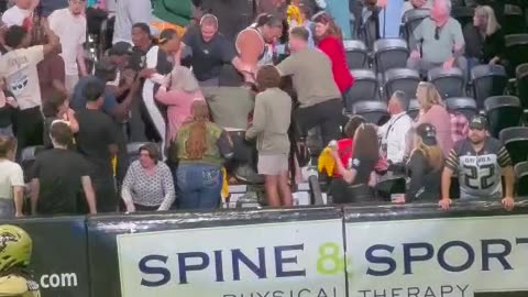 Fight Breaks Out In Stands During California Football Game