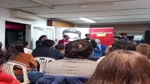 Andrés Ojeda, precandidato a presidente por el Partido Colorado, en Tacuarembó (03/05/2024)