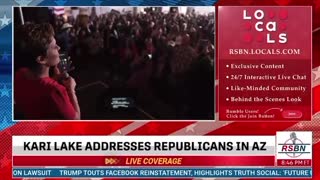 President Trump calls in to the Kari Lake Rally! 🇺🇸