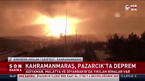 7.8 Quake - Turkish Pipelines Burn