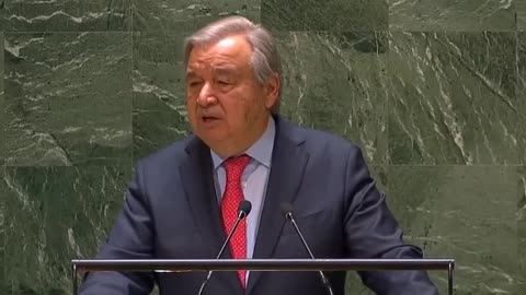 UN Secretary-General António Guterres: "We'll call for action from everywhere with influence on the spread of 'mis- and disinformation' on the Internet."