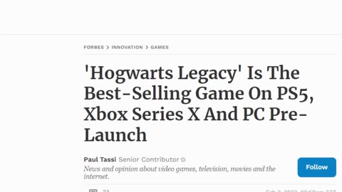 Woke Meltdown over hogwarts legacy