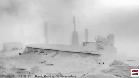 Global Warming? - Record Breaking Wind Chills Of 110 Degrees Below At Mount Washington