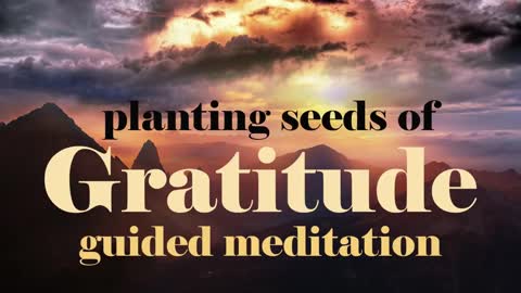 Planting Seeds of Gratitude 10 Minute Guided Meditation