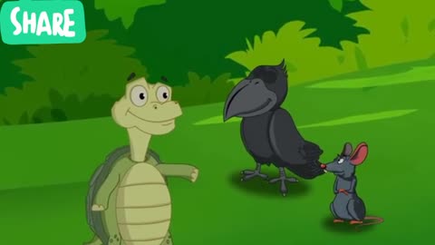 Four Friends | English Cartoon | Panchatantra Moral Stories for Kids | Kids Fun TV English | Part 02