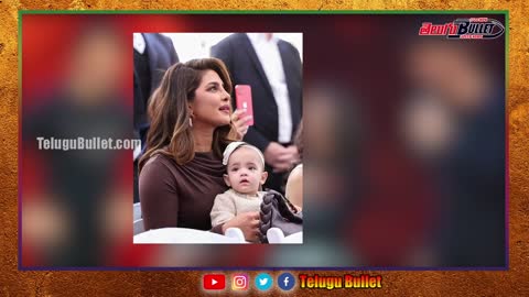 Priyanka Chopra Reveals Daughter's Malti Marie Face | Priyanka Chopra Baby Girl | Telugu Bullet