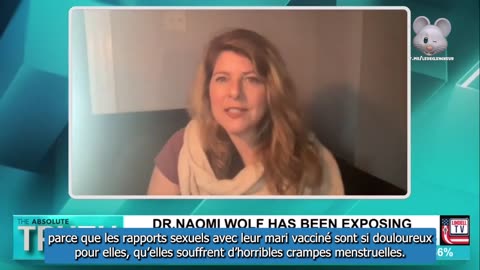 Des femmes non-vaccinées sont contaminées lors de rapports sexuels - Dr Naomi Wolf