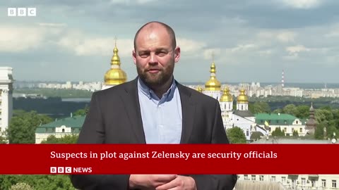 Russian plot to kill Volodymyr Zelensky foiled,Kyiv says | BBC News