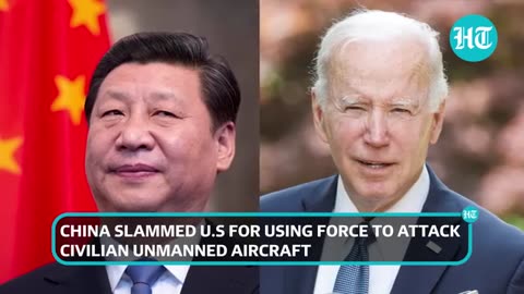U.S. F-22 fighter jet shoots down Chinese 'spy balloon' | Watch huge explosion