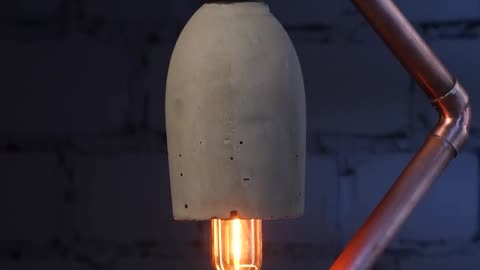 Brilliant Concrete Table Lamp!