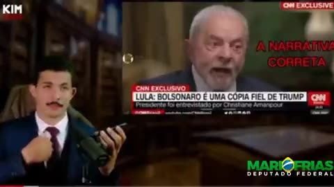 Presidente Lula, Ladrão, confessa que inventa narrativas contra Bolsonaro