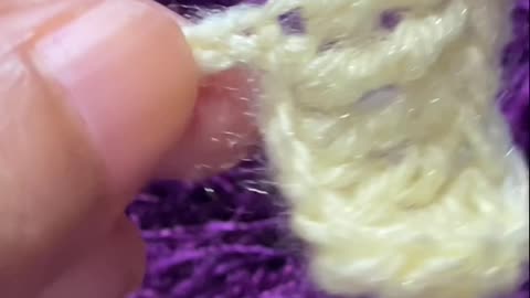 Quick Look on crochet triple stitch for beginners #crochet #craft #art