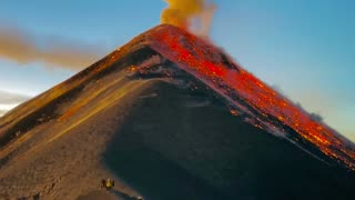 Beautiful Volcanic Eruption