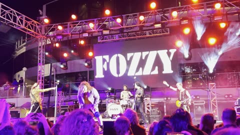 Fozzy Live Cover For Whom the Bell Tolls by Metallica - Chris Jericho Cruise 2023 4 Leaf Clover